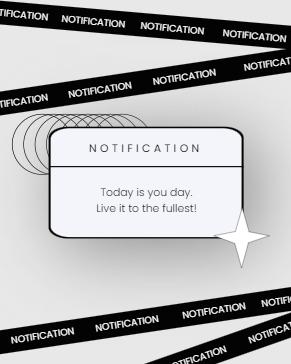 Get noticed with 'Notification Simple Minimal White Ad Threads Post' - a clean and effective template to grab attention and engage your audience.