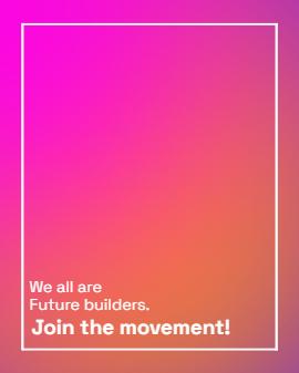 Be part of the movement with our 'Join The Movement Minimal Multicolor Event Threads Post Template' - where change begins.