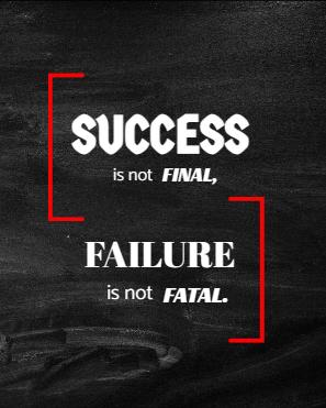 Find inspiration in simplicity with 'Motivational Simple Minimal Black Quote Threads Post' - a template to uplift and empower.