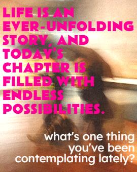 Capture life's beautiful chaos with 'Life Is An Ever Unfolding Blur Brown Quote Threads Post' - an artistic take on the journey.