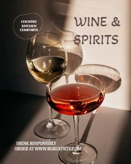 "Cheers to elegance with 'Wine And Spirit Simple Yellow Ad Threads Post' - the perfect template for promoting your fine wine and spirits."