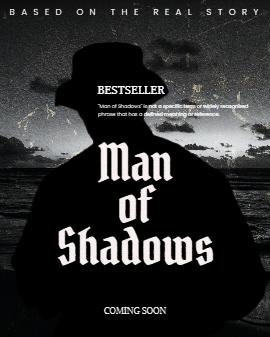Dive into darkness with 'Man Of Shadows Black And White Movie Poster Threads' - a template that unveils the enigmatic allure of the unknown.