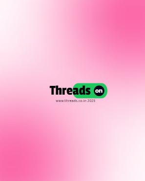 Elevate your content with 'Threads On Minimal Simple Pink Vertical Ad Threads Post Template' - a sleek and versatile design solution.