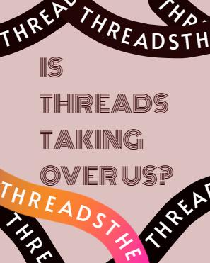 Explore the impact of threads with 'Is Threads Taking Over US Brown Ad Threads Post' - a thought-provoking template on trends and influence.