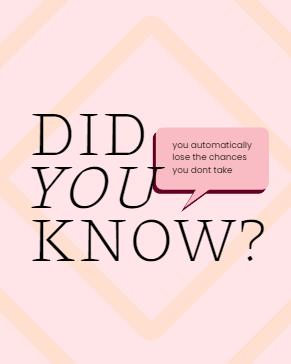 Discover fascinating facts with 'Did You Know Simple Cream Quote Threads Post Template' - a source of intriguing knowledge.