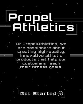 Elevate your brand with our 'Propel Athletics Minimal Space Black Ad Threads Post Template' – sleek, powerful, and perfect for sports enthusiasts.