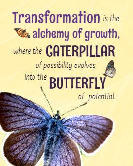 Embrace transformation with our 'Transformation Butterfly Yellow Quote Threads Post' template - a burst of positivity and change in every design.