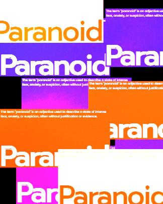 Step into the modern world of paranoia with this dynamic movie poster template. Black and white intrigue for a captivating experience. 