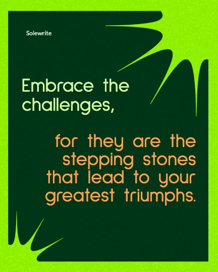 Embrace change with our 'Embrace The Changes Simple Green Quote Threads Post Template' - a fresh design for inspiring and motivating content.